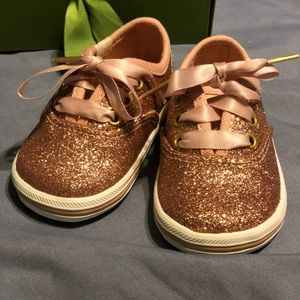 Keds Girls Rose Gold Shoes 3m